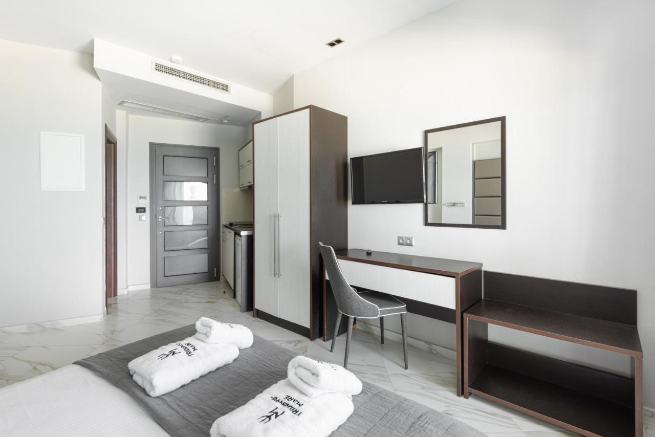 Tridente Mare Apart Hotel Пефкохори Екстериор снимка
